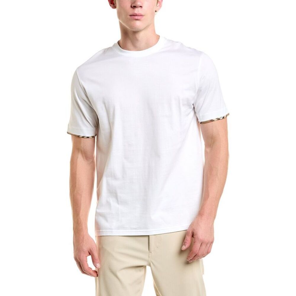 Burberry Mens T-Shirt, White